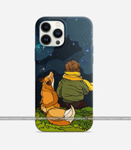 Load image into Gallery viewer, Gazing Stars With Dog Phone Case
