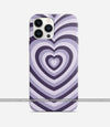 Grape & Smoke Heart Y2K Phone Case