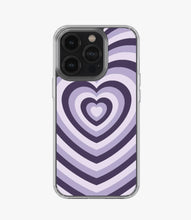 Load image into Gallery viewer, Grape &amp; Smoke Heart Y2K Silicone Case
