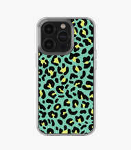 Load image into Gallery viewer, Green Leopard Print Silicone Case
