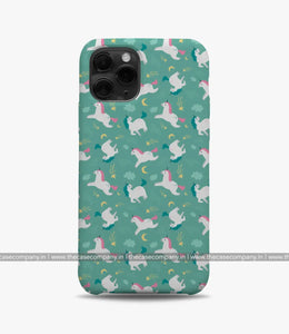 Green Unicorn Phone Case