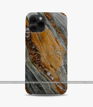 Load image into Gallery viewer, Grey Golden Marble Print Case
