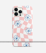 Load image into Gallery viewer, Hippie Aesthetic Daisy Checkered Case
