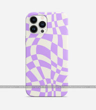 Load image into Gallery viewer, Lavender Checkered Print Case
