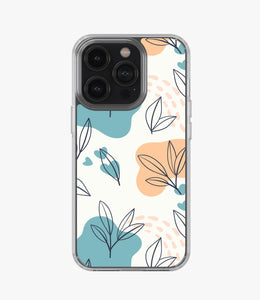 Leaf Line Floral Silicone Case