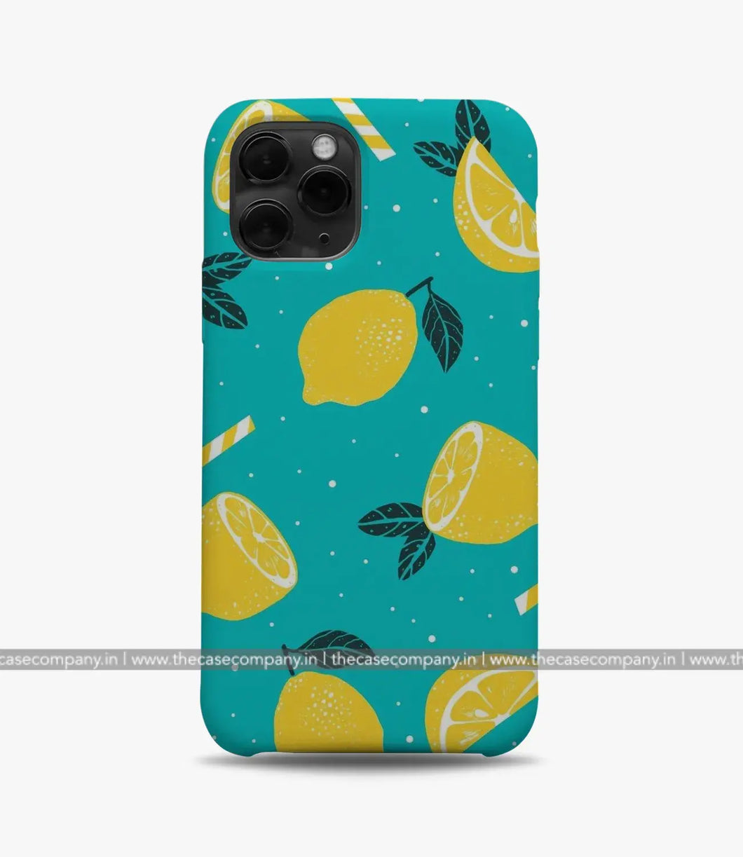 Lemon Print Phone Case