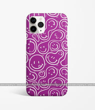Load image into Gallery viewer, Line Art Emoticons Doodle Phone Case
