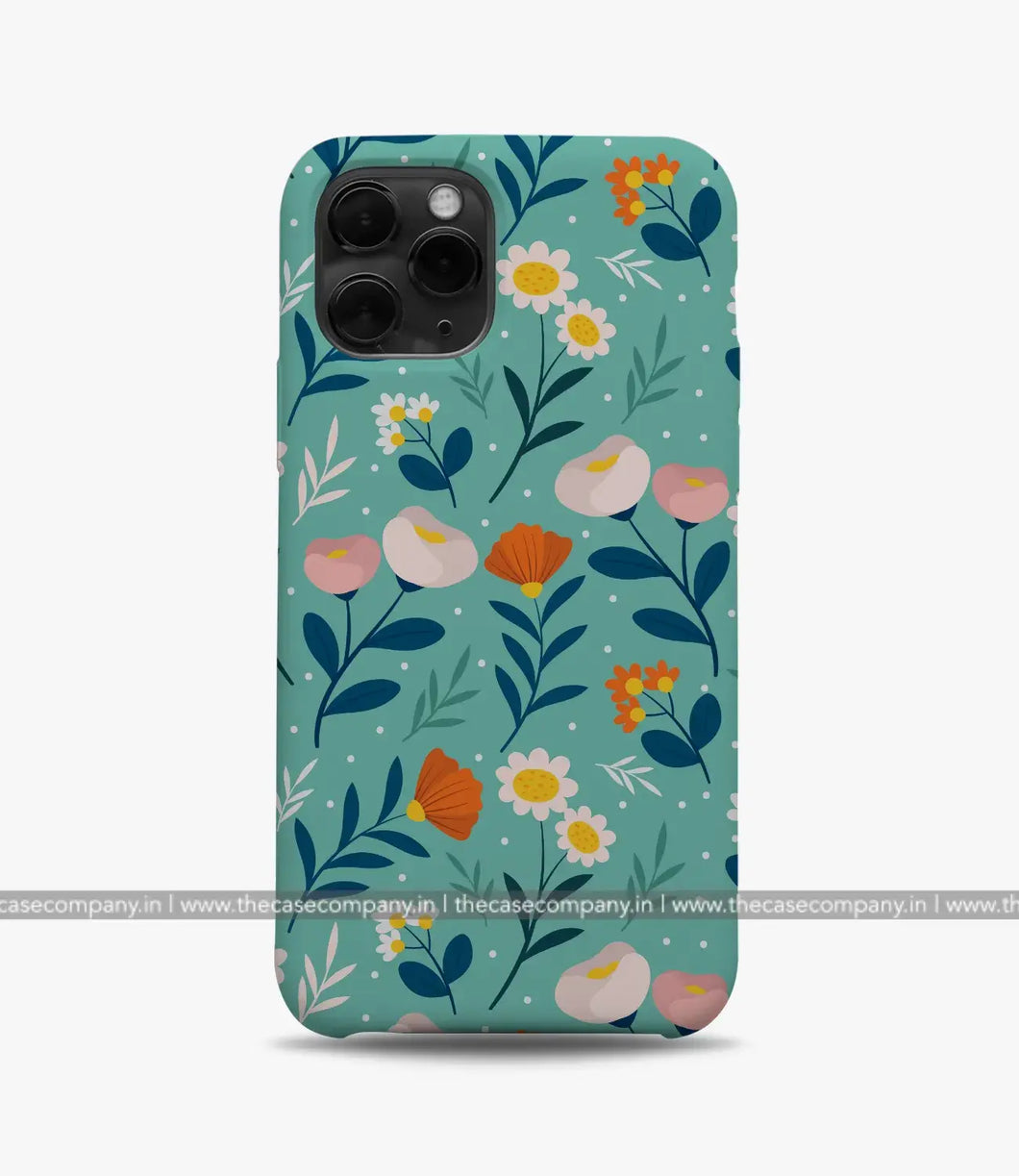 Organic Flat Pressed Floral Phone Case