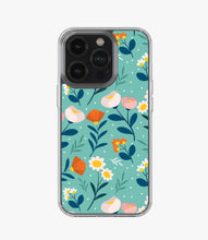 Load image into Gallery viewer, Organic Flat Pressed Floral Silicone Case
