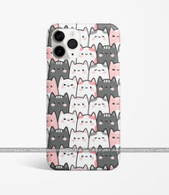 Load image into Gallery viewer, Pastel Cute Cats Doodle Phone Case
