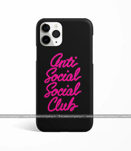 Pink Anti Social Club Phone Case