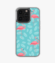 Load image into Gallery viewer, Pink Flamingo Tropical Silicone Case
