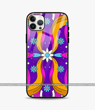 Load image into Gallery viewer, Psychedelic Hippie Pattern Glass Case
