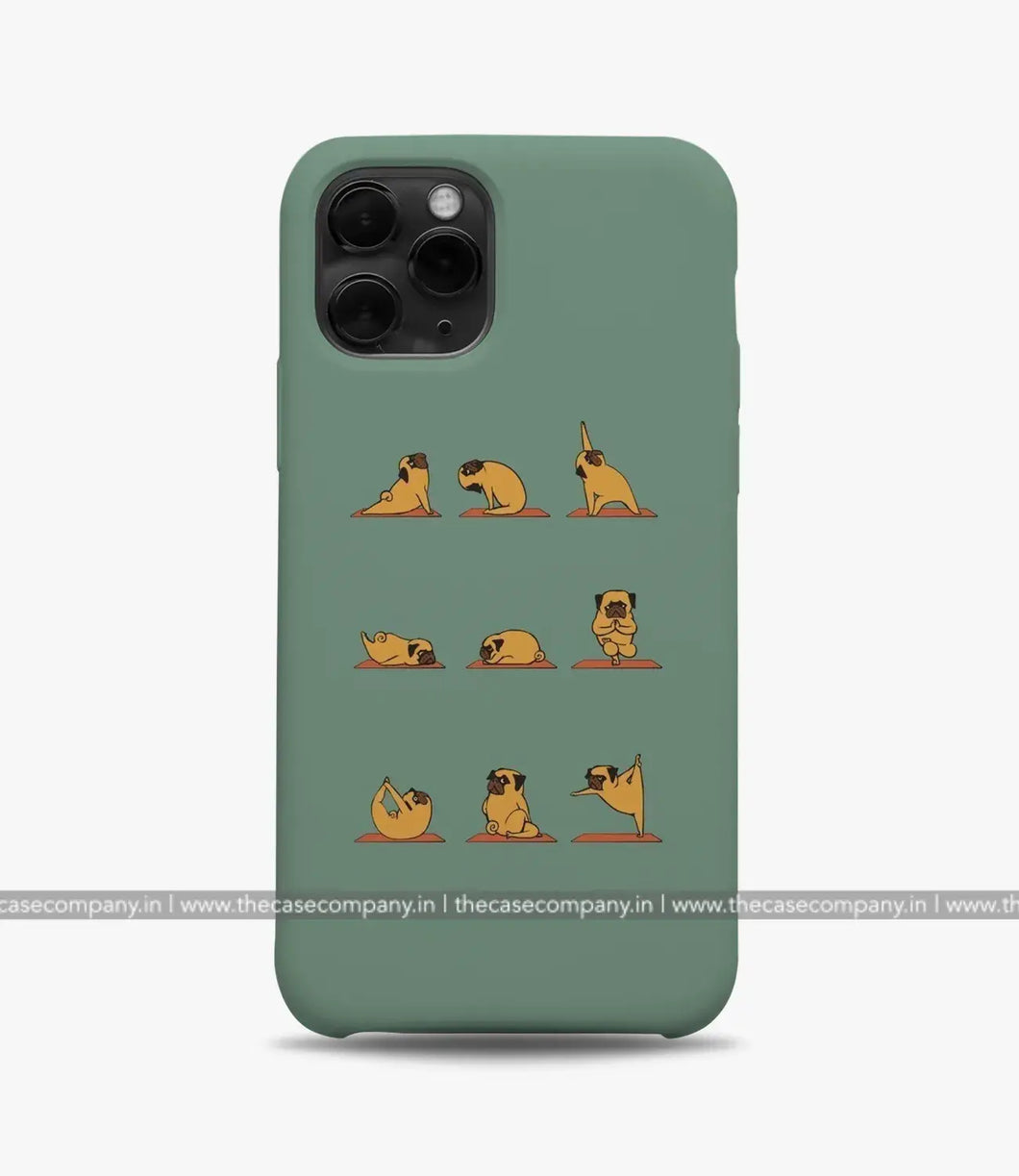 Pug Yoga Phone Case
