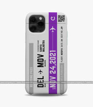 Load image into Gallery viewer, Travel City Boarding Pass Matte Case
