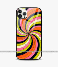 Load image into Gallery viewer, Retro Star Swirl Glass Case
