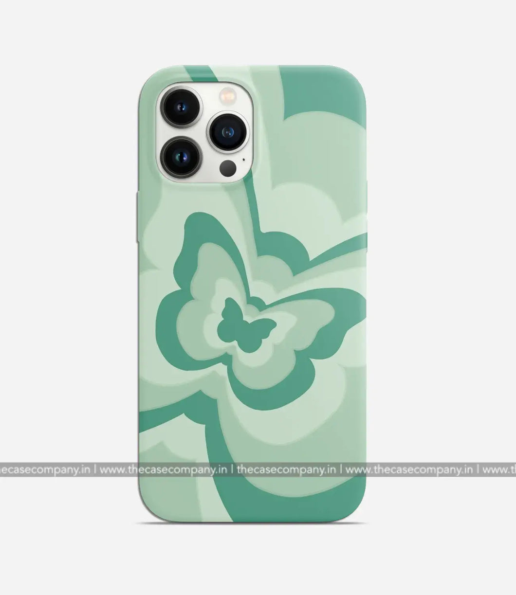 Sea Mist Butterfly Y2K Phone Case