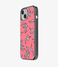 Load image into Gallery viewer, Sea Pink Flame Y2K Glass Case
