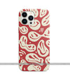 Smileyfy Red/Cream Phone Case