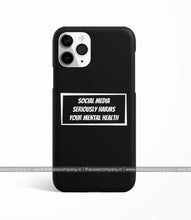 Load image into Gallery viewer, Social Media Anti Social Phone Case
