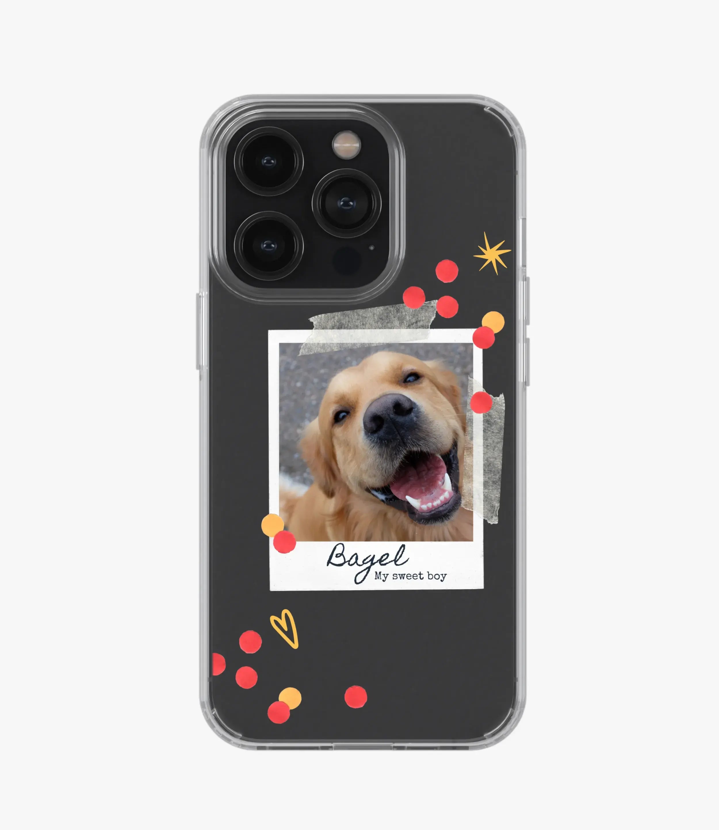 Sweet Boy Bagel Aesthetic Polaroid Case