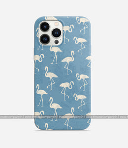 Tropical Flamingo Print Phone Case