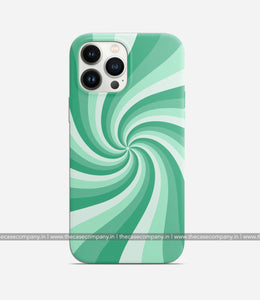 Y2K Minty Fresh Spiraling Phone Case