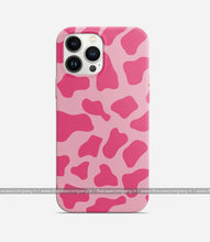 Load image into Gallery viewer, Y2K Pink Cow Print Phone Case
