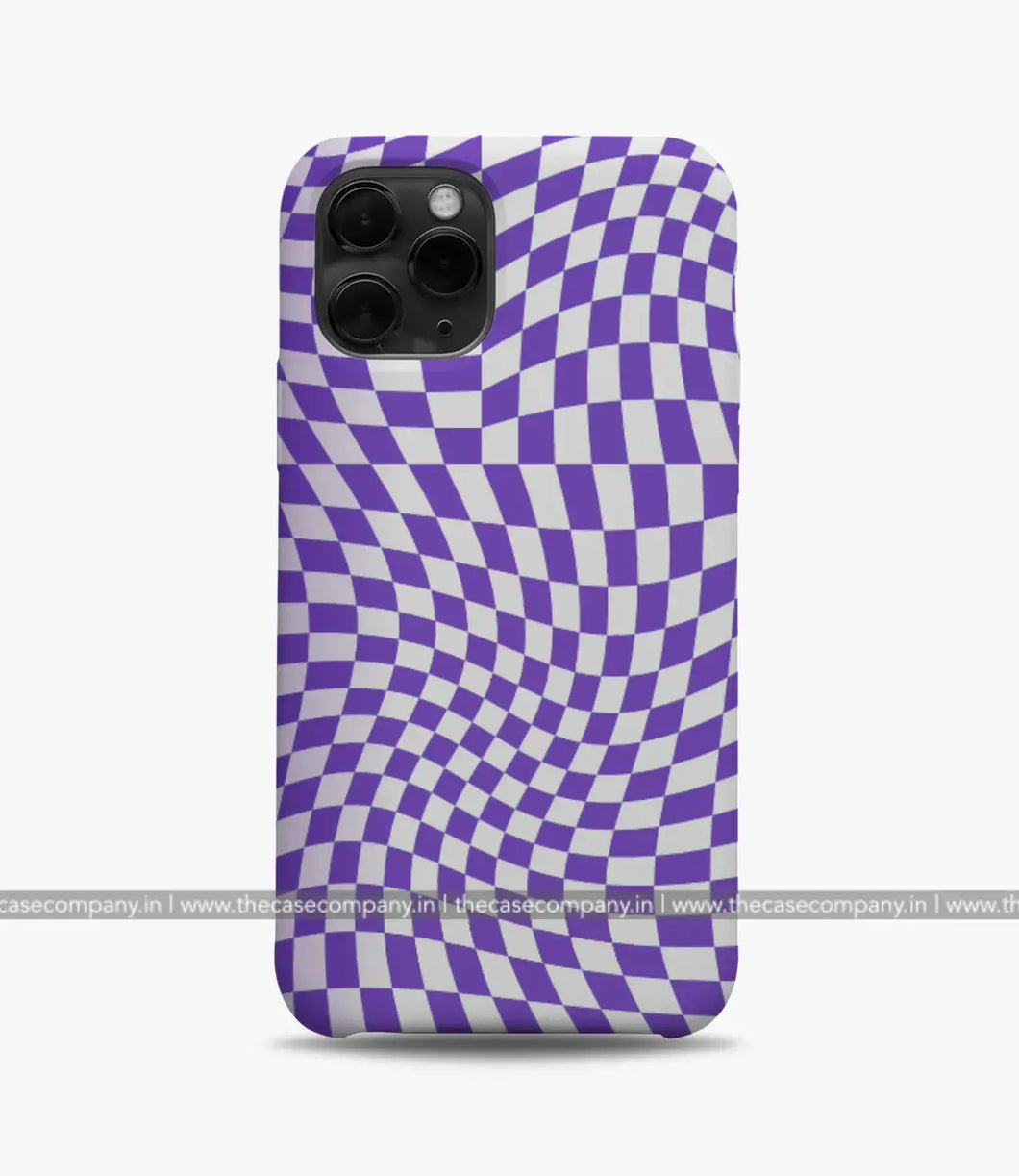 Y2K Checkered Print Phone Case