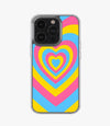 Y2k Colorful Hearts Silicone Case