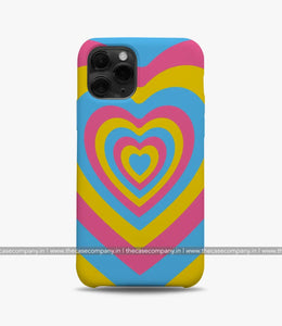 Y2K Colorful Hearts Phone Case