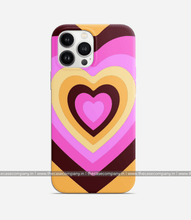 Load image into Gallery viewer, Y2k Multicolor Retro Heart Phone Case
