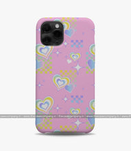 Load image into Gallery viewer, Y2K Pink Hearts Print Phone Case
