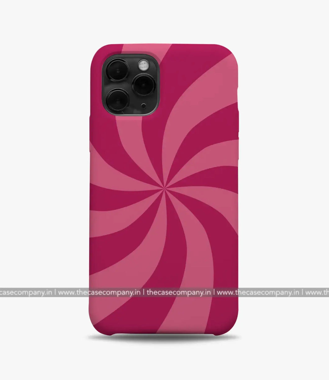 Y2K Red Swirl Phone Case
