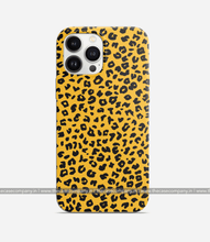 Load image into Gallery viewer, Yellow Leopard Print Phone Case
