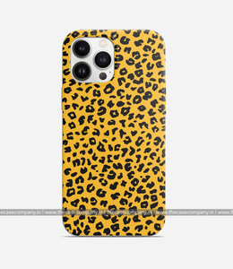 Yellow Leopard Print Phone Case