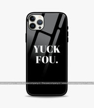 Load image into Gallery viewer, Yuck Fou Glass Phone Case
