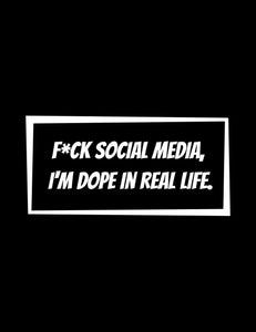 F*ck Social Media Phone Case