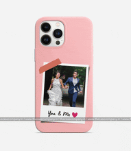 Load image into Gallery viewer, Personalized Polaroid Photo You &amp; Me Case
