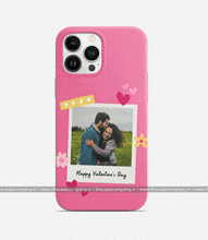 Load image into Gallery viewer, Personalized Polaroid Photo Valentine Matte Case
