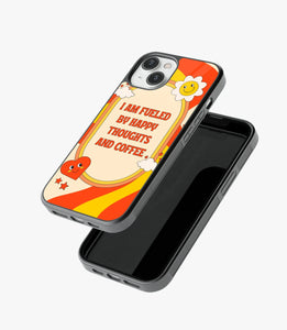 Orange Retro Psychedelic Glass Case