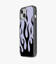 Load image into Gallery viewer, Black/Grey Flame Glass Case
