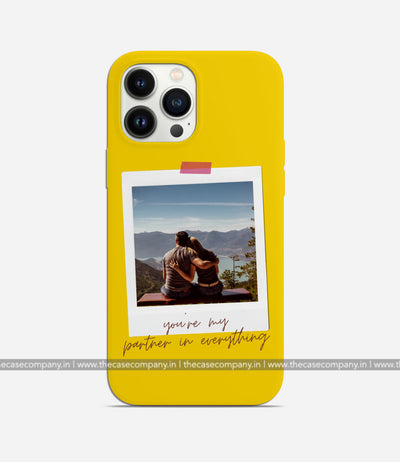 Customizable Polaroid Photo Matte Case - Sunglow
