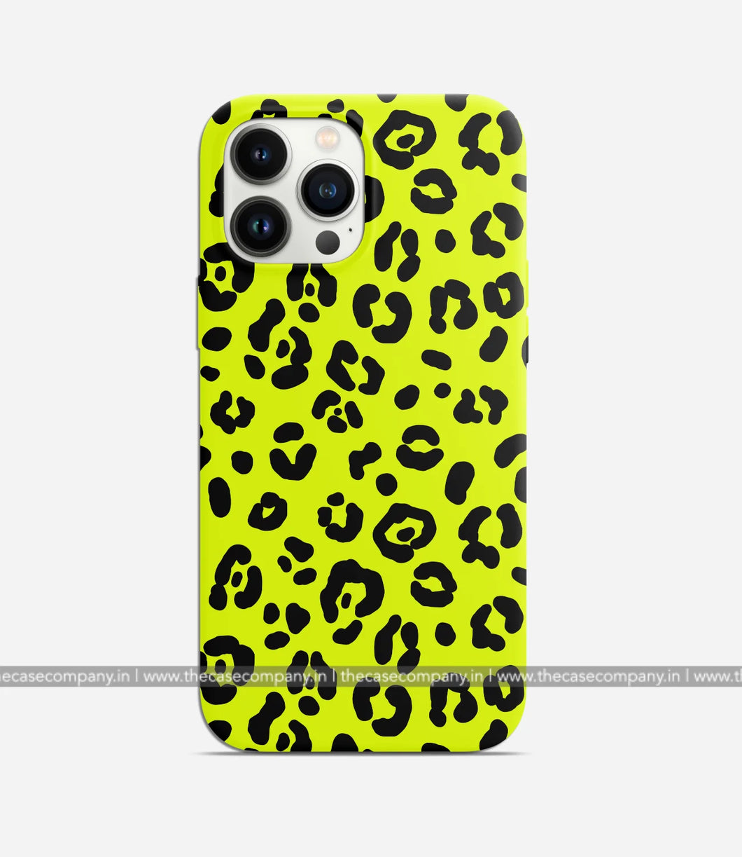 Neon Leopard Print Phone Case